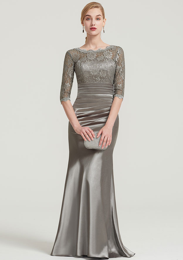 Sophisticated Sheath Bateau Sleeveless Cutout Back Floor Length Prom Dress