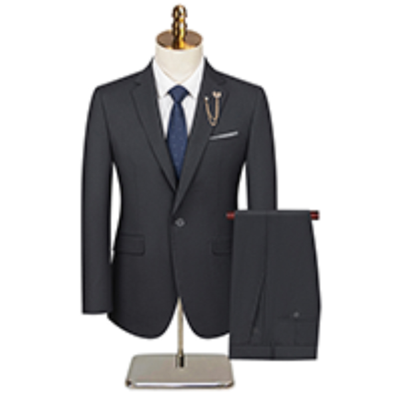 Notch Lapel 2 Piece Single Breasted Men's Wedding Suit