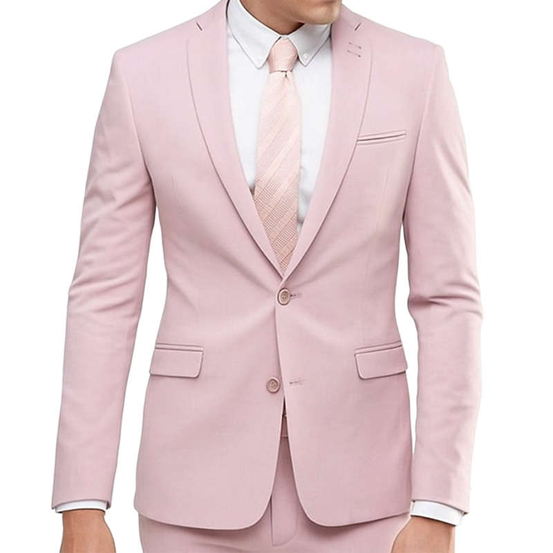Notch Lapel Single Breasted 2 Piece Men's Prom Suit