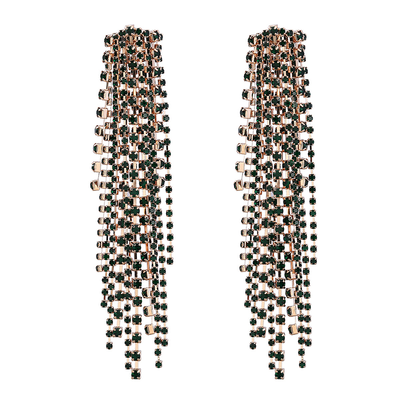 Luxurious Shining Earrings with Cubic Zirconia