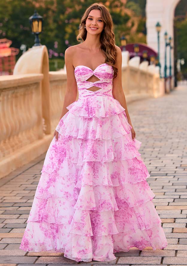 formal dress with full skirt LACIE Formal Dress main image 1